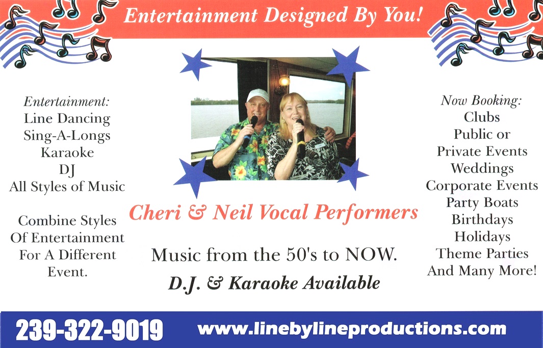 Cheri & Neil performance flyer